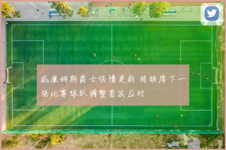 威廉姆斯爵士伤情更新 将缺席下一场比赛球队调整首发应对